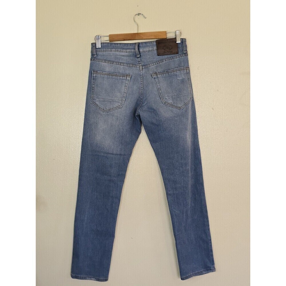 Amongst Others Mens Jeans 28x30 Slim Stretch Denim Zip Fly Pants Blue - Picture 6 of 12